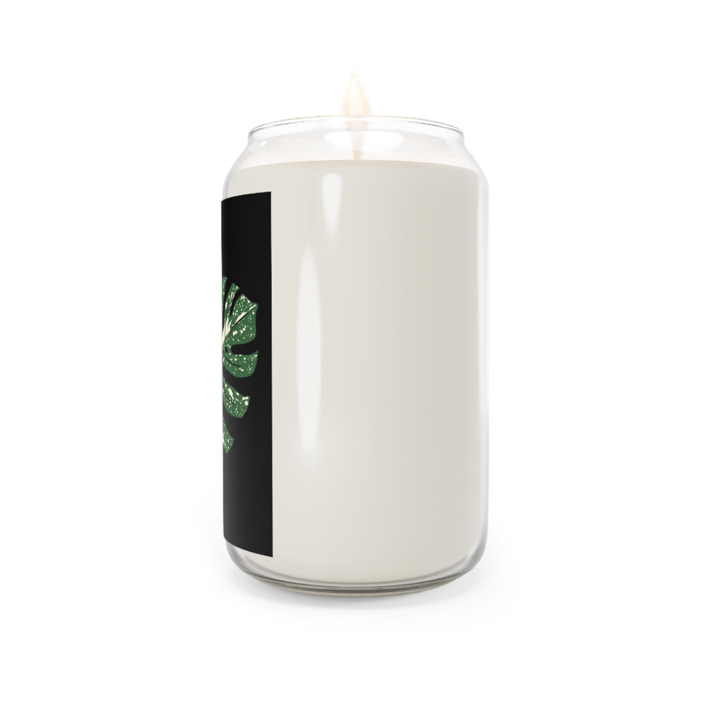 Monstera Thai Constellation Leaf Scented Soy Candle | 13.75oz Aromatherapy Candle for Home Décor