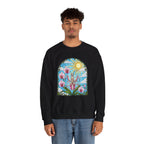 Praying Mantis Stained Glass Sweatshirt