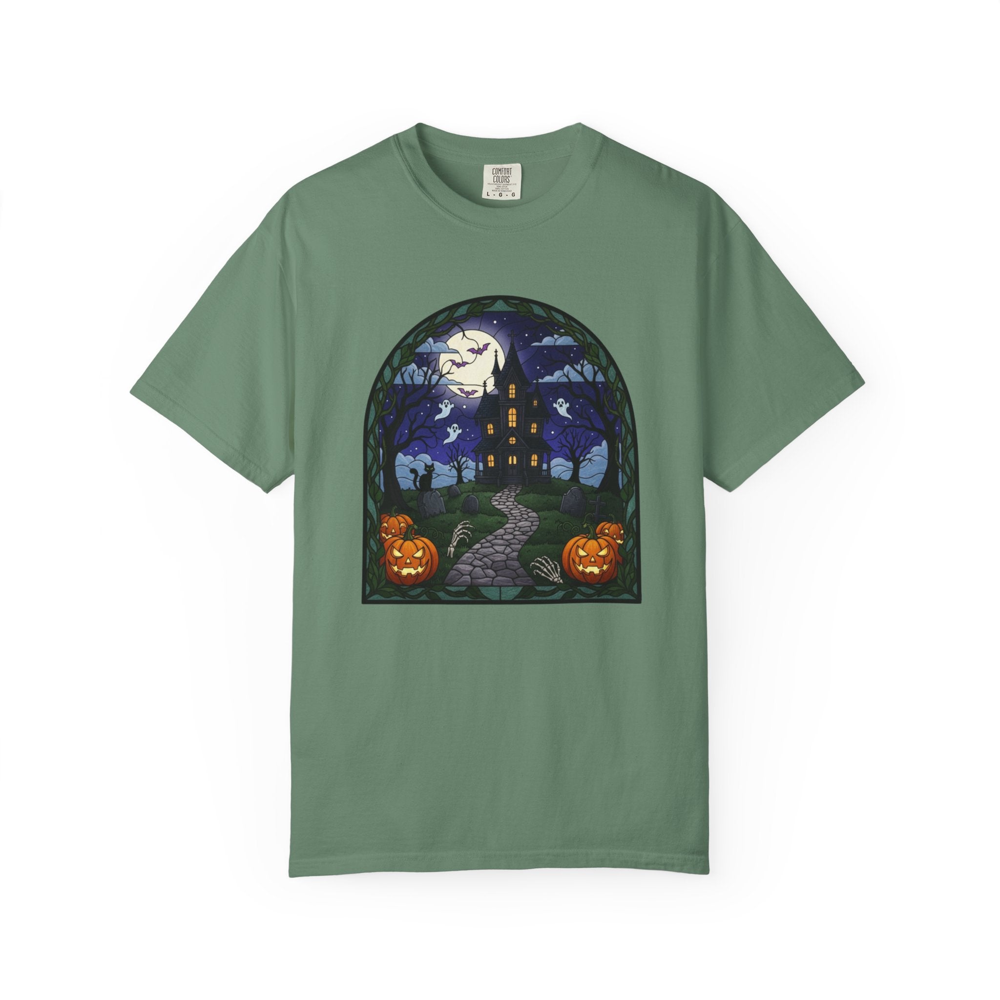 Halloween Haunted House T-Shirt | Spooky Night Tee