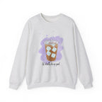 Iced Coffee Til Death Do Us Part Crewneck Sweatshirt
