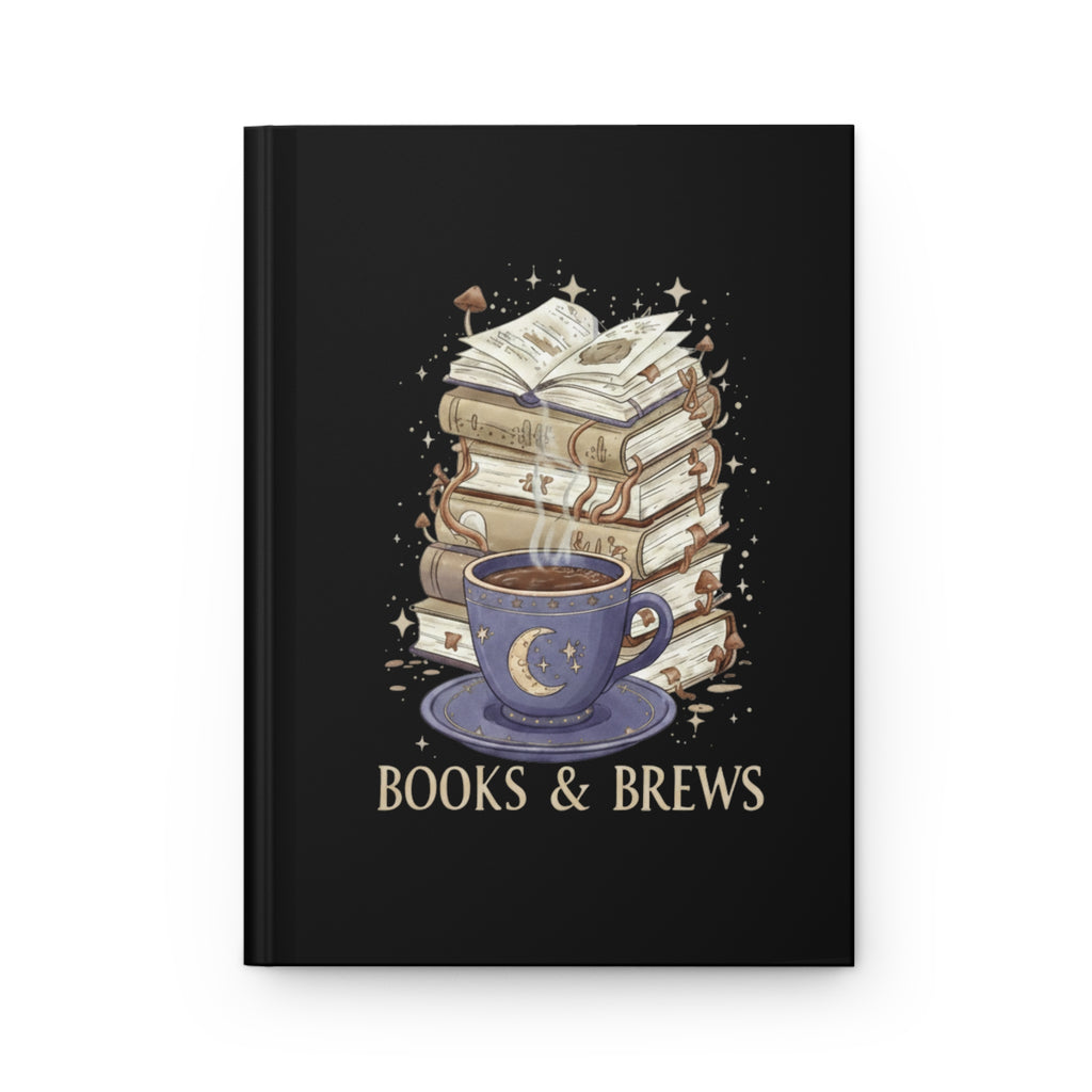 Books & Brews Hardcover Journal | Coffee Lover’s Reading Notebook