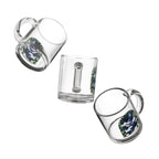 Moonlit Sky and Bats 10oz Glass Mug