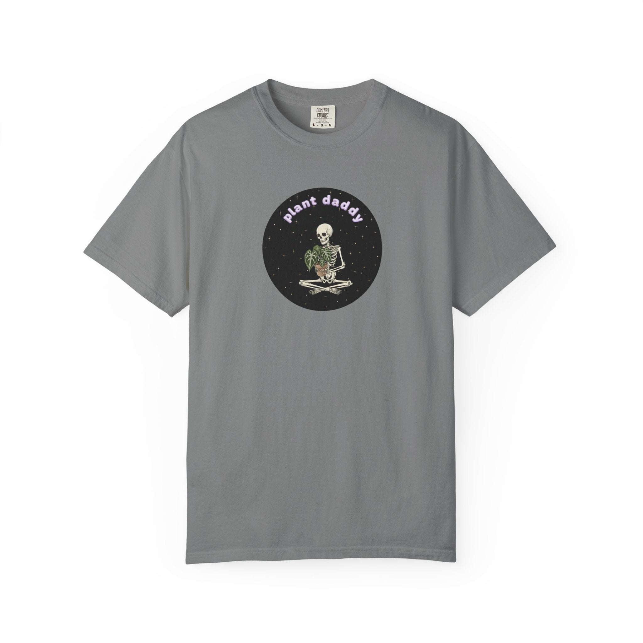 Plant Daddy T-Shirt | Skeleton Holding Plant Tee