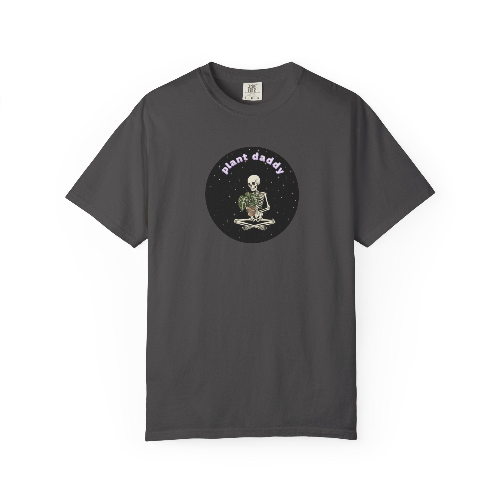 Plant Daddy T-Shirt | Skeleton Holding Plant Tee