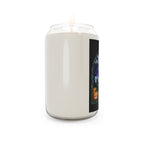 Haunted House Halloween Stained Glass Art Soy Candle 13.75 oz