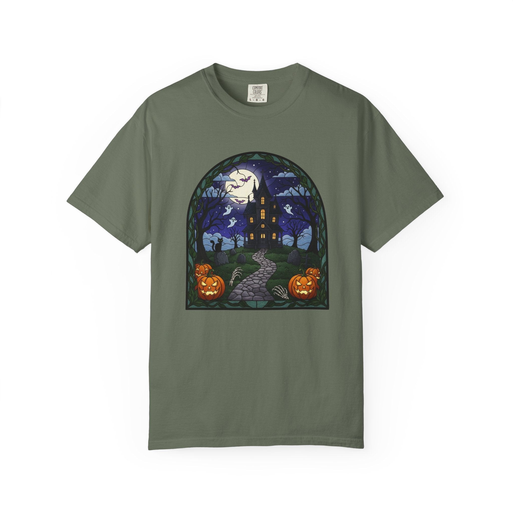 Halloween Haunted House T-Shirt | Spooky Night Tee