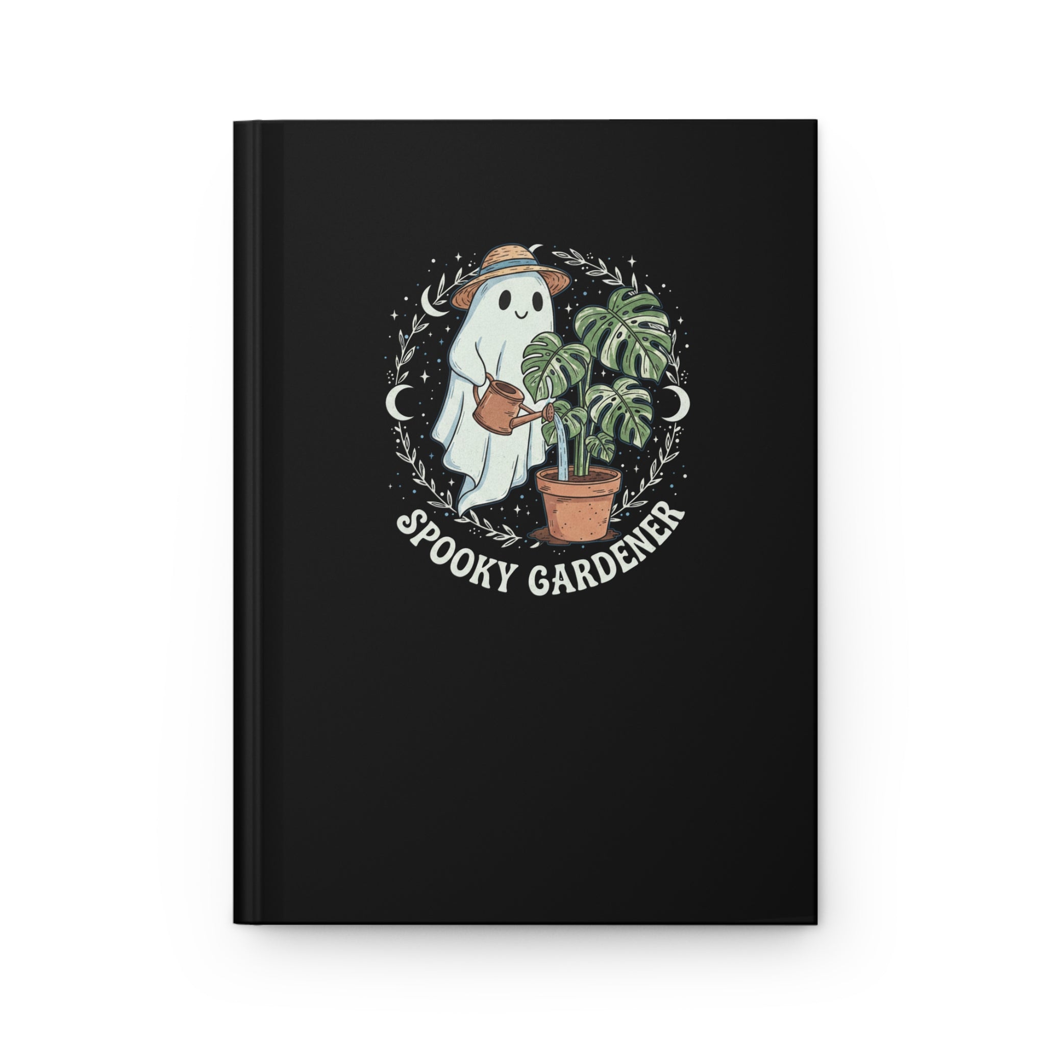 Spooky Gardener Ghost Plant Lover Notebook