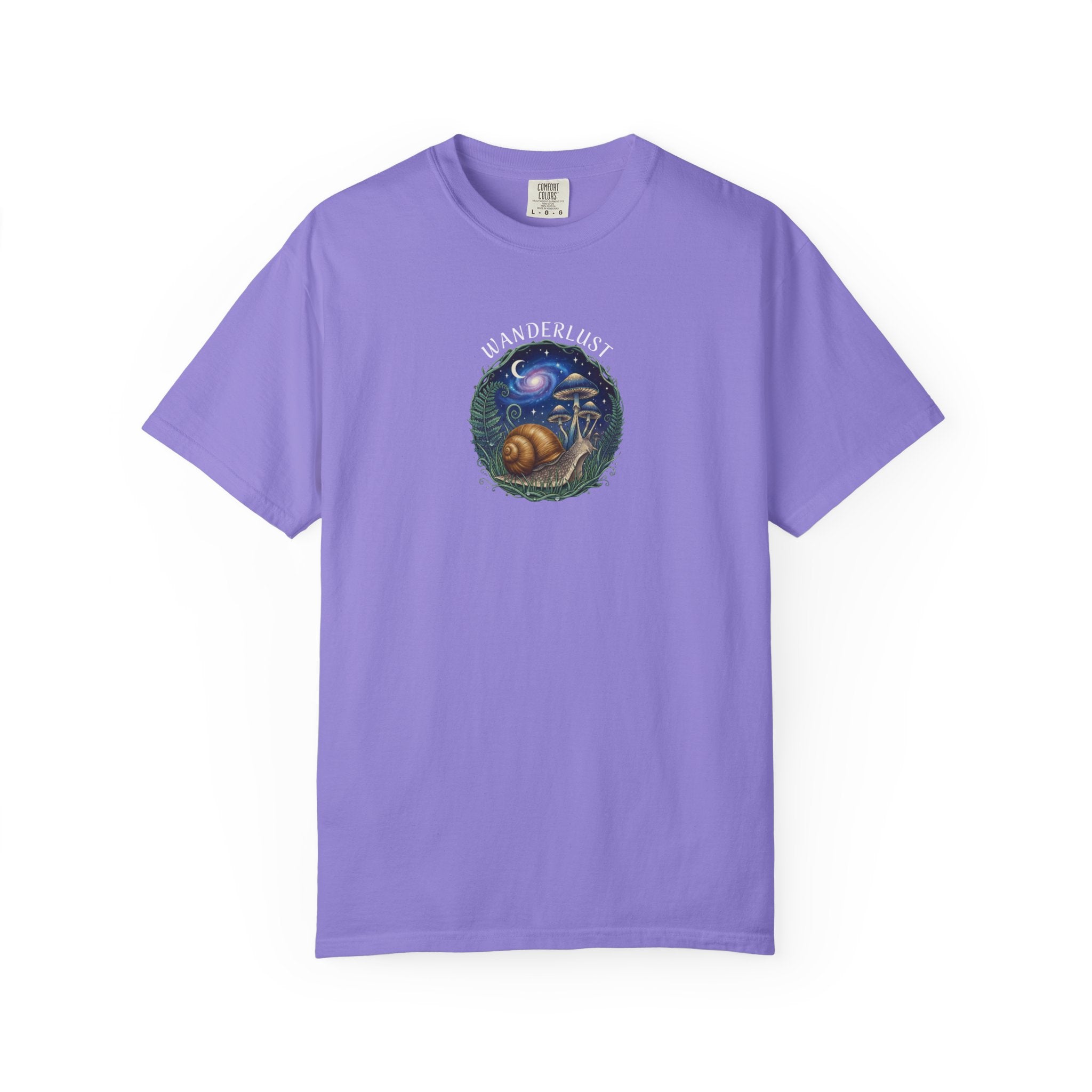 Snail Wanderlust T-Shirt | Cosmic Snail Graphic Tee