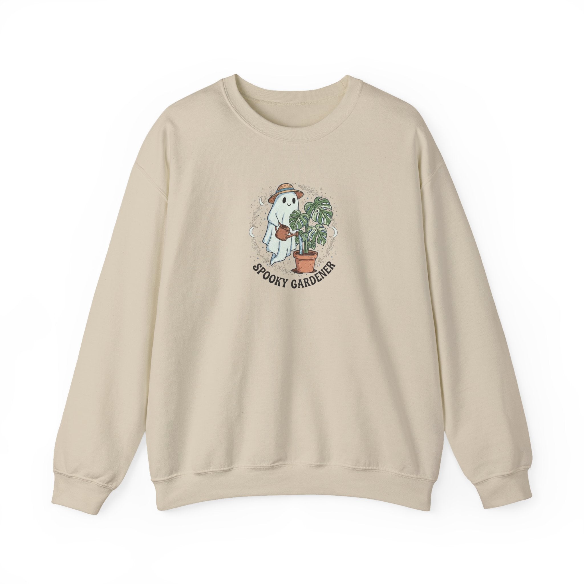Spooky Gardener Sweatshirt | Ghost Plant Lover Crewneck