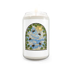 Bee & Pothos Stained Glass Soy Candle | Scented 13.75oz Decorative Jar