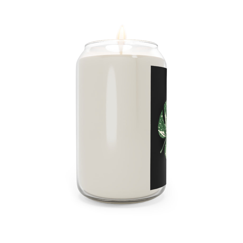 Monstera Thai Constellation Leaf Scented Soy Candle | 13.75oz Aromatherapy Candle for Home Décor