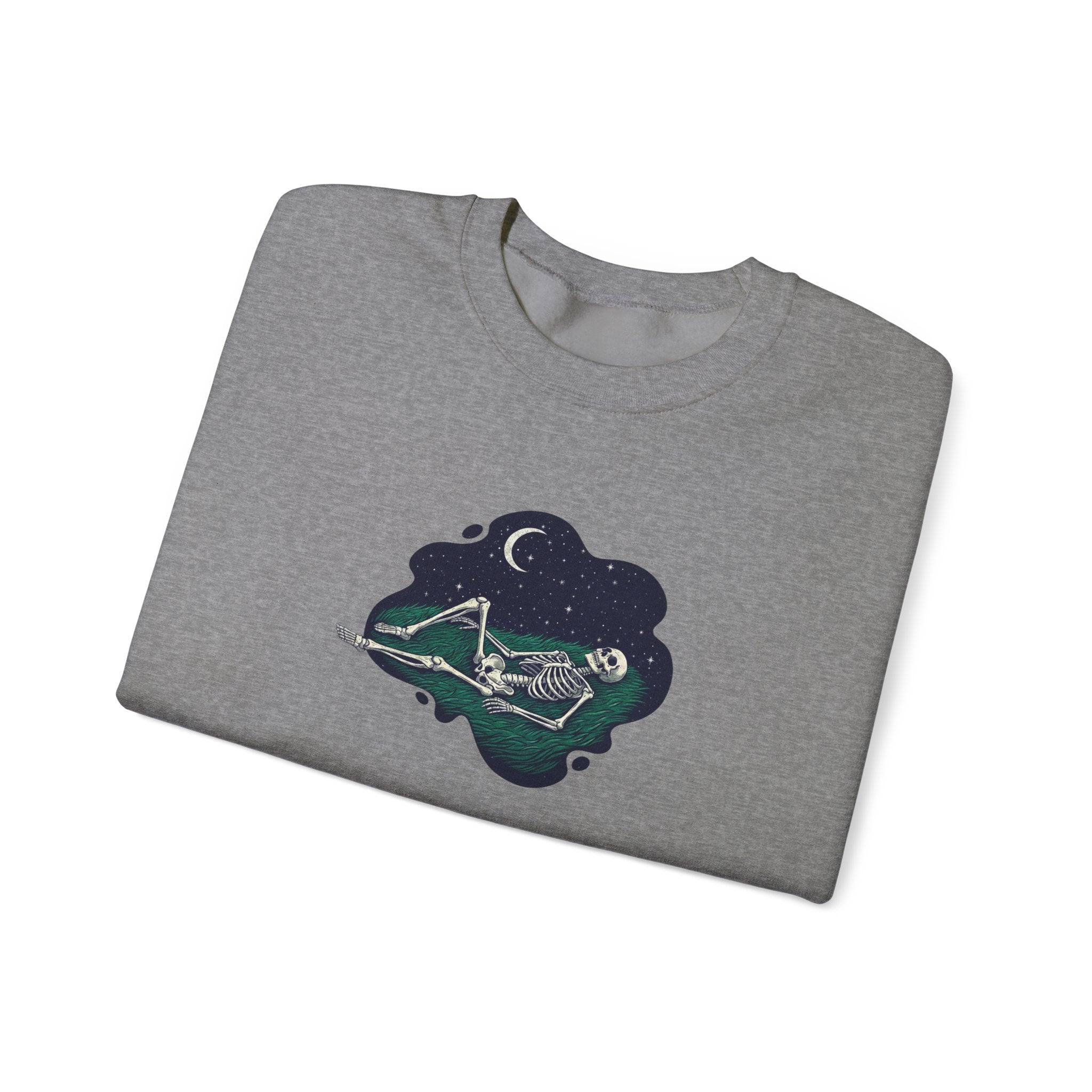 Stargazing Skeleton Crewneck Sweatshirt