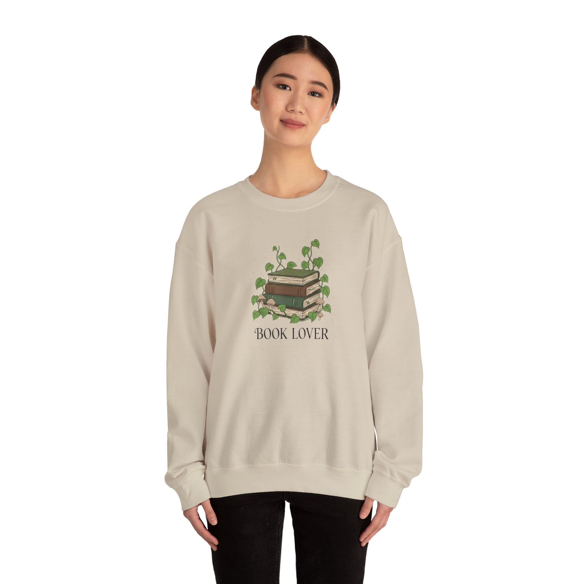 Book Lover Stack of Books Sweatshirt