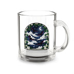 Moonlit Sky and Bats 10oz Glass Mug