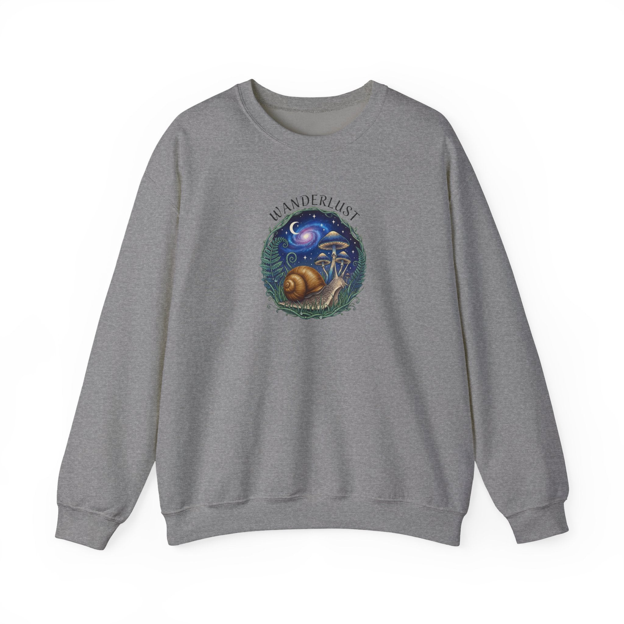 Snail Wanderlust Crewneck Sweatshirt | Cozy Pullover