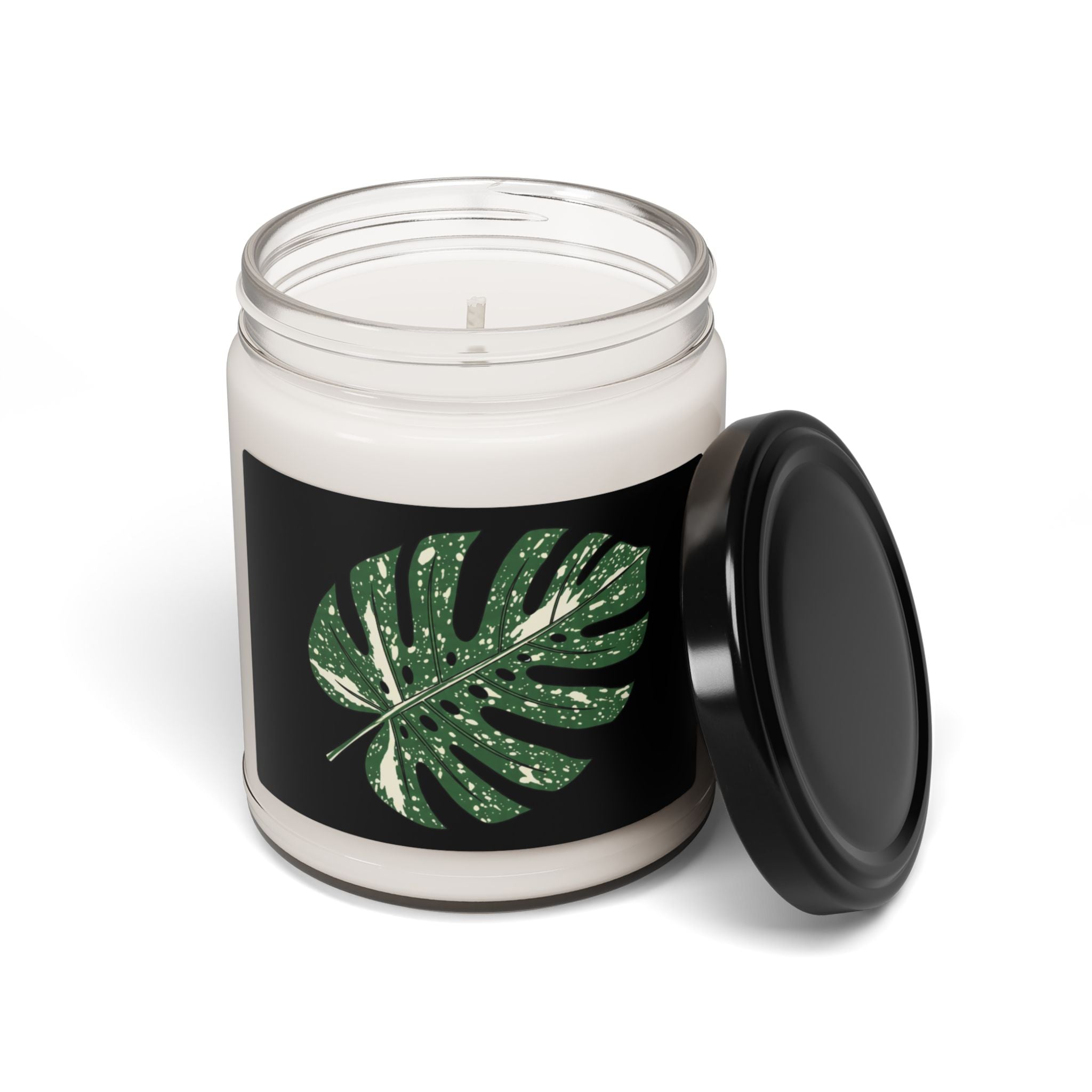 Monstera Thai Constellation Leaf Scented Soy Candle 9oz
