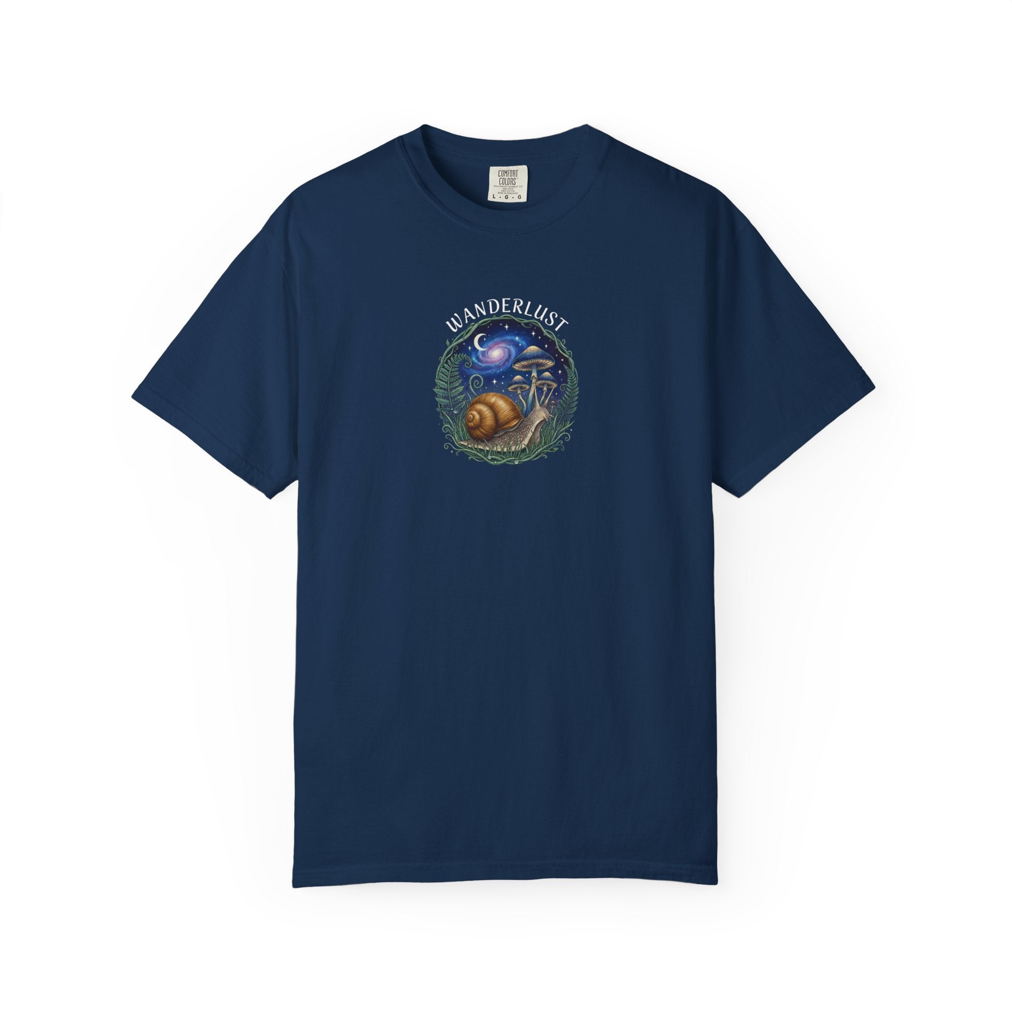 Snail Wanderlust T-Shirt | Cosmic Snail Graphic Tee
