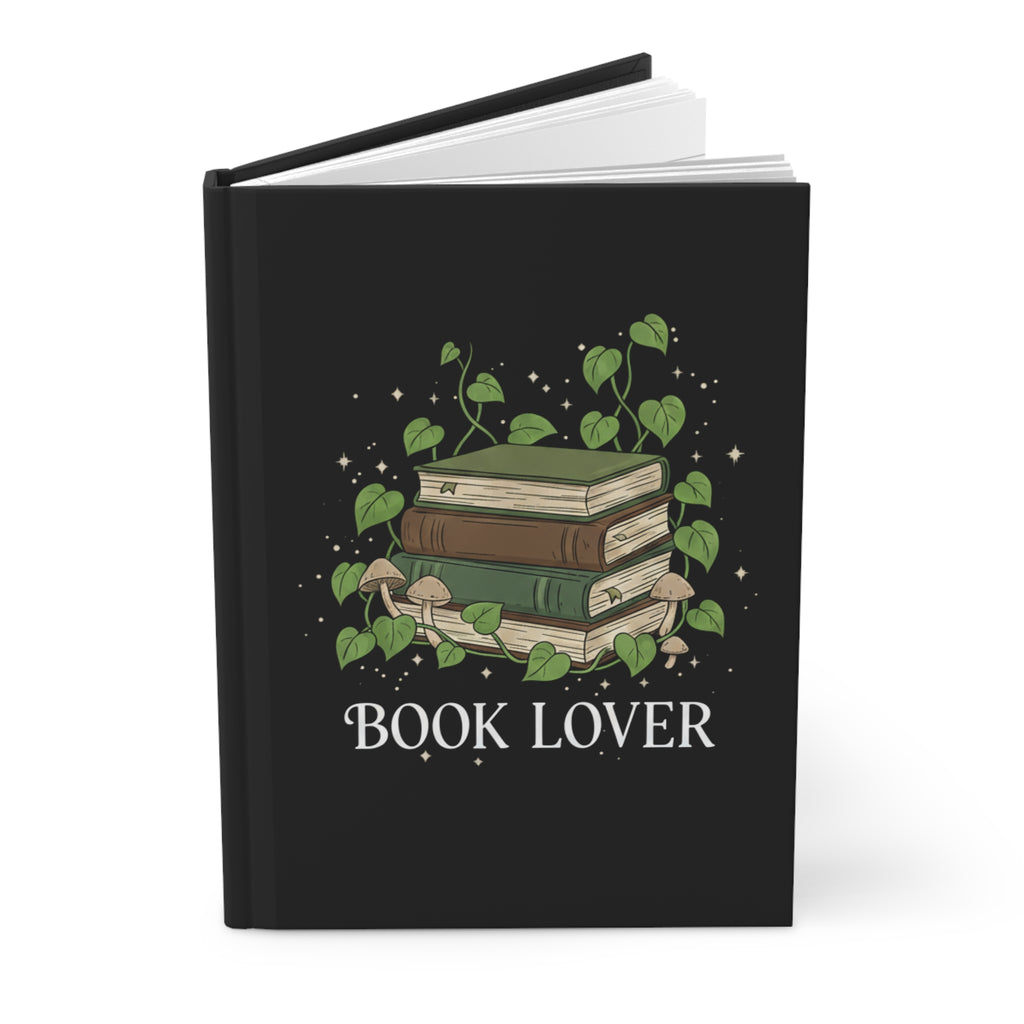 Book Lover Hardcover Journal | Botanical Vintage Books Notebook