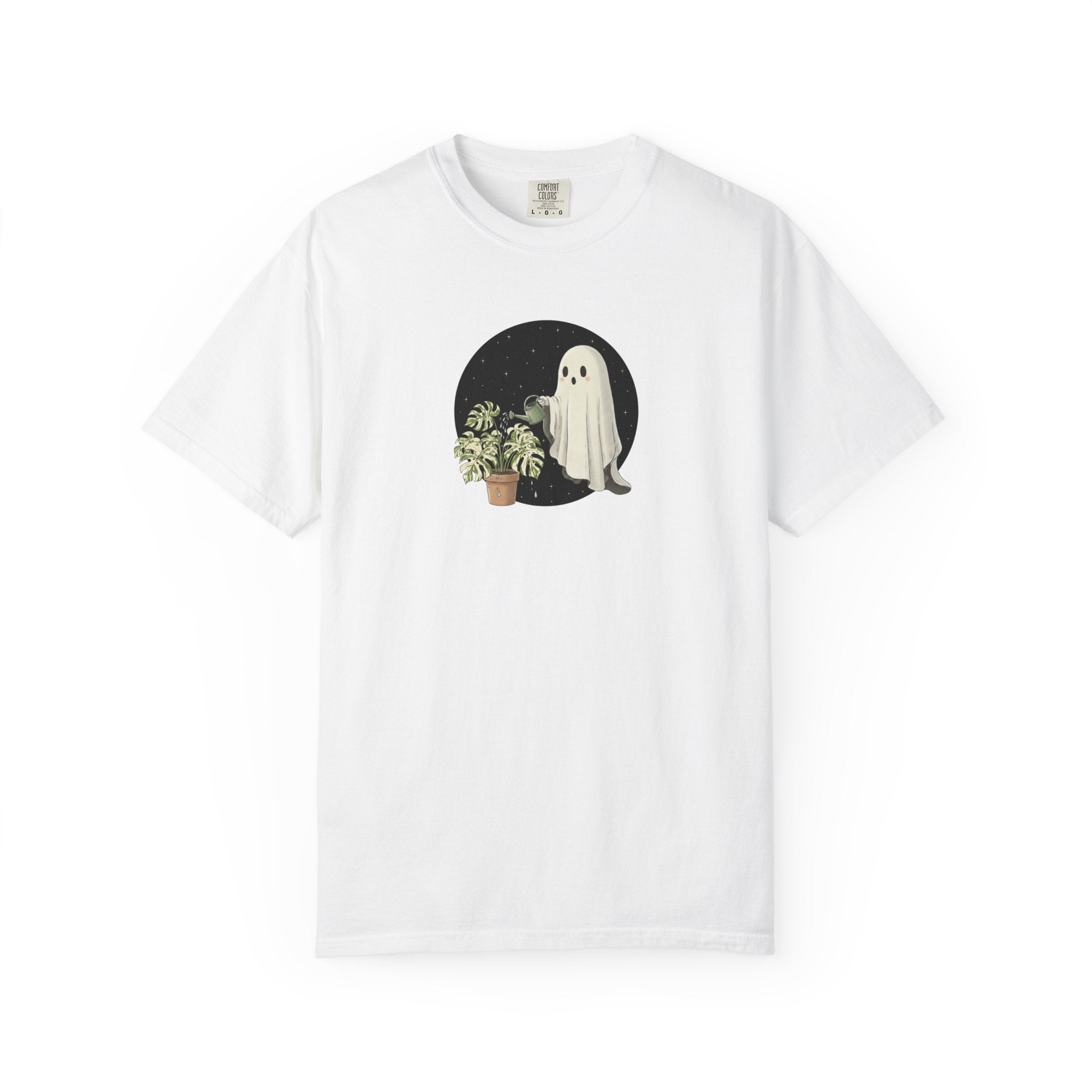 Ghost Plant T-Shirt  | Ghost Watering Monstera Tee