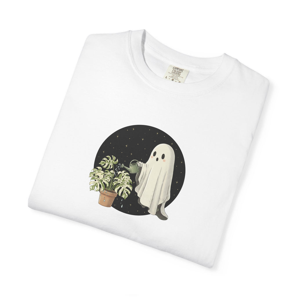Ghost Plant T-Shirt  | Ghost Watering Monstera Tee